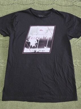 Quiksilver Graphic T Shirt Boardriding Since 1969 Black
